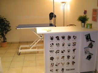 Theke und Schertisch